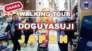 OSAKA, JAPAN | Walking Tour Sennichimae Doguyasuji Shopping Street