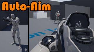 Auto Aim System For Both First Person and Third Person Shooters - Unreal Engine 4 Tutorial