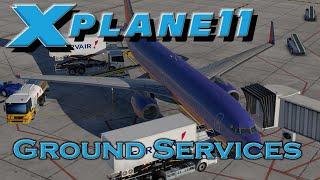 X-Plane 11 | Ground Handling | Ground Services Addon