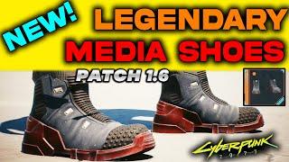 NEW SECRET Best BOOTS in Cyberpunk 2077 | Legendary MEDIA SHOES Hidden Location | Best Armor