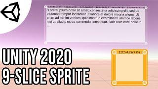 9-Slice Sprites (Tillable Sprite UI) [Tutorial][C#] - Unity tutorial 2020