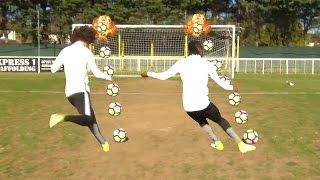 David Luiz vs Victor Moses | 10 Ball Crossbar Challenge!