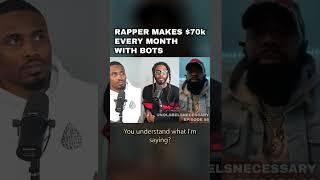 Rapper makes $70k every month with bots #distrokid #unitedmasters #rappers