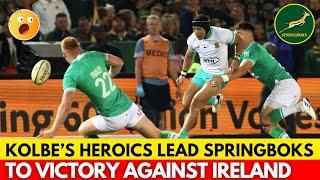 THRILLING FINISH: SPRINGBOKS EDGE OUT IRELAND IN NAIL-BITER | SPRINGBOKS NEWS