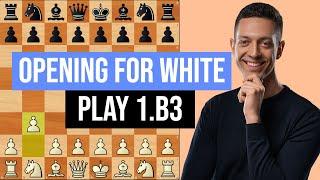 Simple Opening For White | Play 1.b3 !? | Nimzo-Larsen Opening