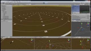 Unity3D - Radial Grid Shader