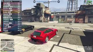 LIVE GTA 5 CAR MEET "PS4" MODDED CARS STREET TAKEOVER