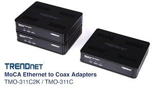 TRENDnet Ethernet Over Coax Adapter - TMO-311C / TMO-311C2K