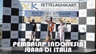 Pembalap Gokart Indonesia Juara di Italia