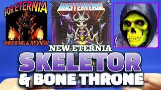 UNBOXING & REVIEW Masterverse SKELETOR and BONE THRONE Masters of the Universe Figure & Havoc Throne