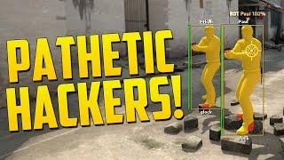 THE MOST PATHETIC HACKER! - CS GO Overwatch Funny Moments