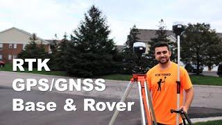RTK GPS/GNSS with Base and Rover