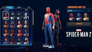 Spider-Man 2 (PS5) All 78 Suits & Styles Showcase @ 4K 60ᶠᵖˢ 