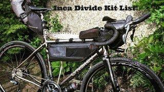 Bikingman Inca Divide 2018 Kit List Ultra Bikepacking races