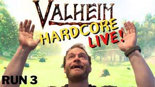 Hardcore Valheim Permadeath in the Mancave - Run 3
