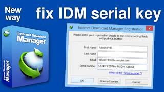 How to Register IDM Serial Key | IDM Trial Period is Over Solution | 2025