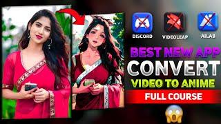 Best New App Convert video to Anime || How To Convert Any Video To  Anime