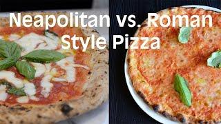 Roman Style Pizza versus Neapolitan Style Pizza at Giulietta Pizzeria