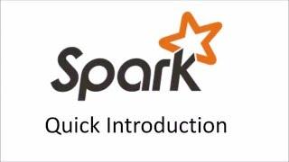 Quick introduction to Apache Spark