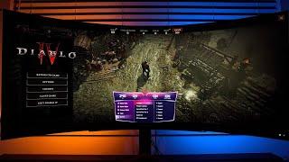 Diablo 4 | LG 45" ULTRAWIDE 240hz OLED Gaming Monitor | LG45GR95QE | RTX 4090 | Druid Gameplay