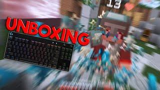 UNBOXING Logitech G PRO Keyboard + KEYBOARD CAM [Ranked Skywars]