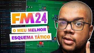 A MELHOR TÁTICA QUE CRIEI NO FM24! | Football Manager 2024