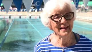 92-year-old woman breaks swimming club records