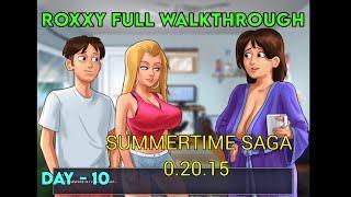 Roxxy Full Walkthrough Summertime Saga 0.20.15 | Roxxy Complete Storyline Day - 10