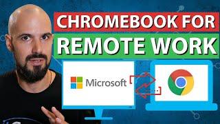 Chromebook laptop for remote work | working with Google Workspace or Microsoft Apps