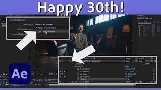 What's New In After Effects - Happy 30th Birthday #aftereffects ! | Adobe Video