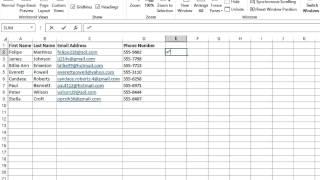 How Do I Add Area Codes to Phone Numbers in Excel? : MIcrosoft Excel Tips