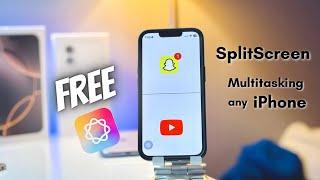 Split screen Multitasking in any iPhone - Free 