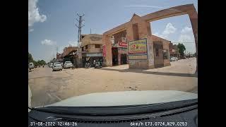 Dhan Mandi Gharsana Sri Ganganagar Rajasthan Dash cam Video #70mai #dashcam