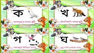 ক'য়ে কাকাতুয়া। ব্যঞ্জনবর্ণ ক খ গ। ব্যঞ্জনবর্ণ দিয়ে শব্দ গঠন। Bangla alphabet