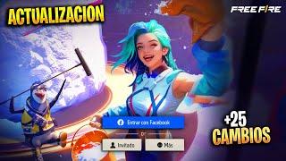 Hoy Se Actualiza Free Fire! 25 NOVEDADES Y CAMBIOS Que Llegan y No Conoces! ACTUALIZACION FF