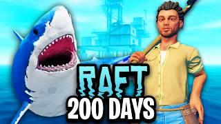I Survived 200 Days on RAFT!