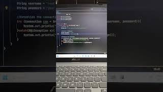 Code for the connection of jdbc in intellij IDE #trending #codinglover #fashiontrends #viralvideo