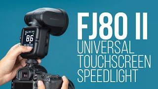 The FJ80 II Touchscreen Speedlights with New Twist Lock Mount