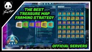 The Best TREASURE MAP Farming Method In The Island | ARK: Survival Acended