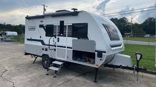 LIGHTWEIGHT 4 Seasons Travel Trailer For Midsize Vehicles! 2023 Lance 1575!