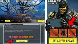 *NEW* CALL OF DUTY MOBILE Leaks new test server and Halloween lucky draw