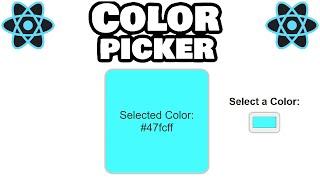 Build this React Color Picker app in 10 minutes 