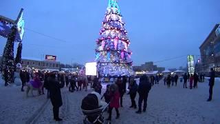 Travel in Ukraine. Freedom Square. Kharkiv. Slobozhanshchyna. 13.01.2019.