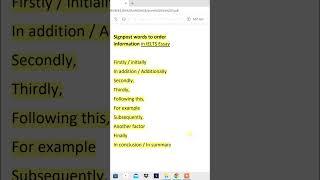 IELTS writing task 2, Tip#5 (Signposts)