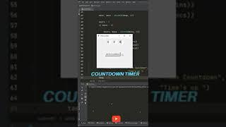 Timer using python | how to create Timer using python | Tkinter #shorts