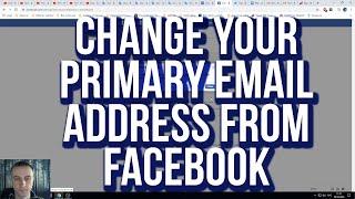 How to Change Your Primary Email Address From Facebook