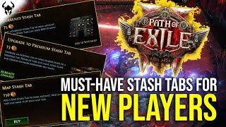 ESSENTIAL Stash Tabs Every New Player MIGHT Need for Path of Exile 2! ️