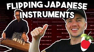 I ASKED A JAPANESE KOTO PLAYER TO SEND ME A LOOP! (FL Studio 20 Trap Beat)