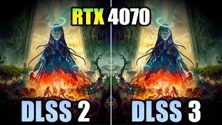 DLSS 2 vs DLSS 3 - RTX 4070