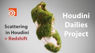 Scattering in Houdini Tutorial + Redshift + HIP - Houdini dailies 2